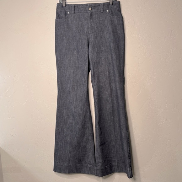 Joseph Ribkoff Denim Medium Blue High-Rise Bootcut Jeans SZ 8/29 NEW! - Picture 3 of 16